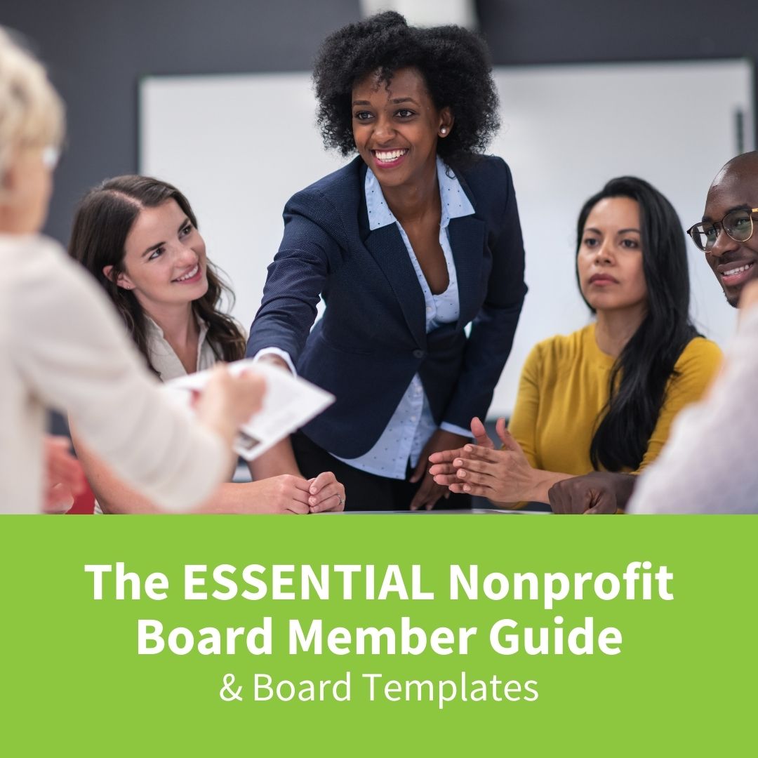 The ESSENTIAL Nonprofit Board Member Guide Board Templates